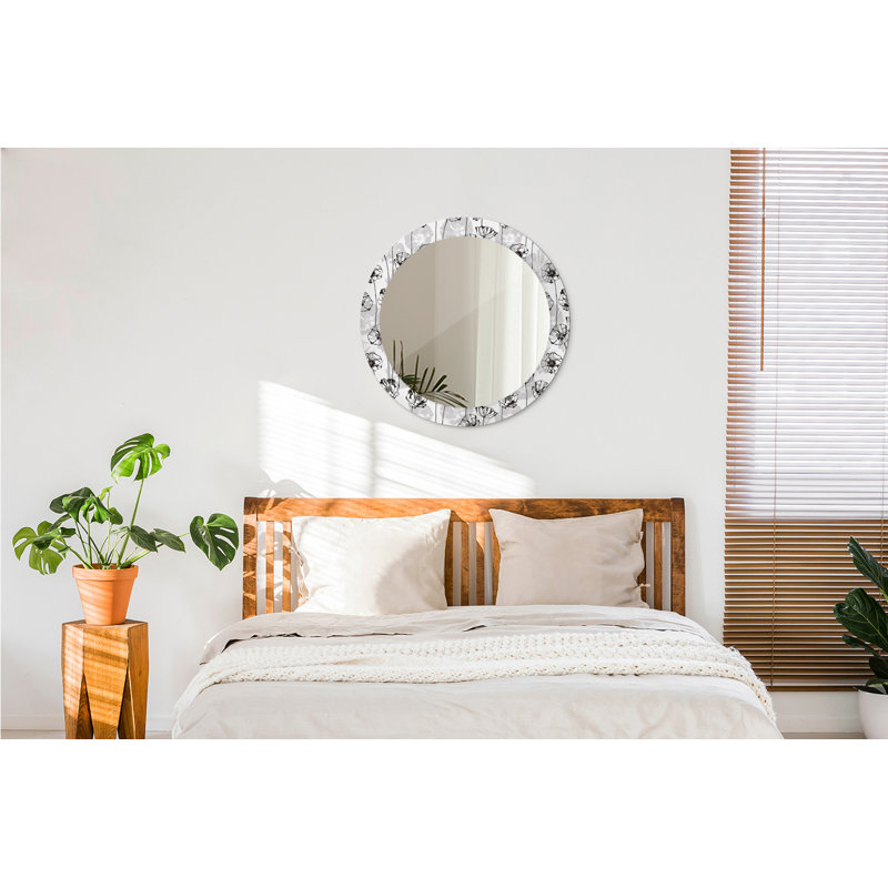 Huldar Glass Flat Wall Mirror