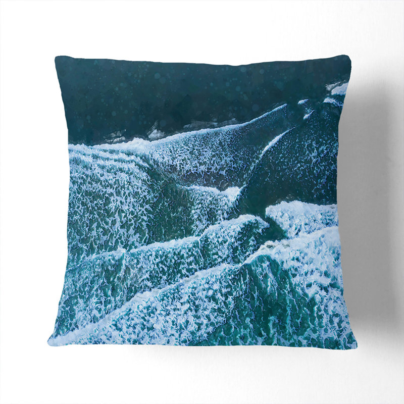 San Francisco Beach Cushion with Filling, 55cm H x 55cm W x 20cm D