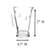 Napoleon Bee 34oz. Glass Pitcher