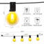 Anariah 3048cm 50 - Bulb Festoon Lights String Light (End to End Connectable)