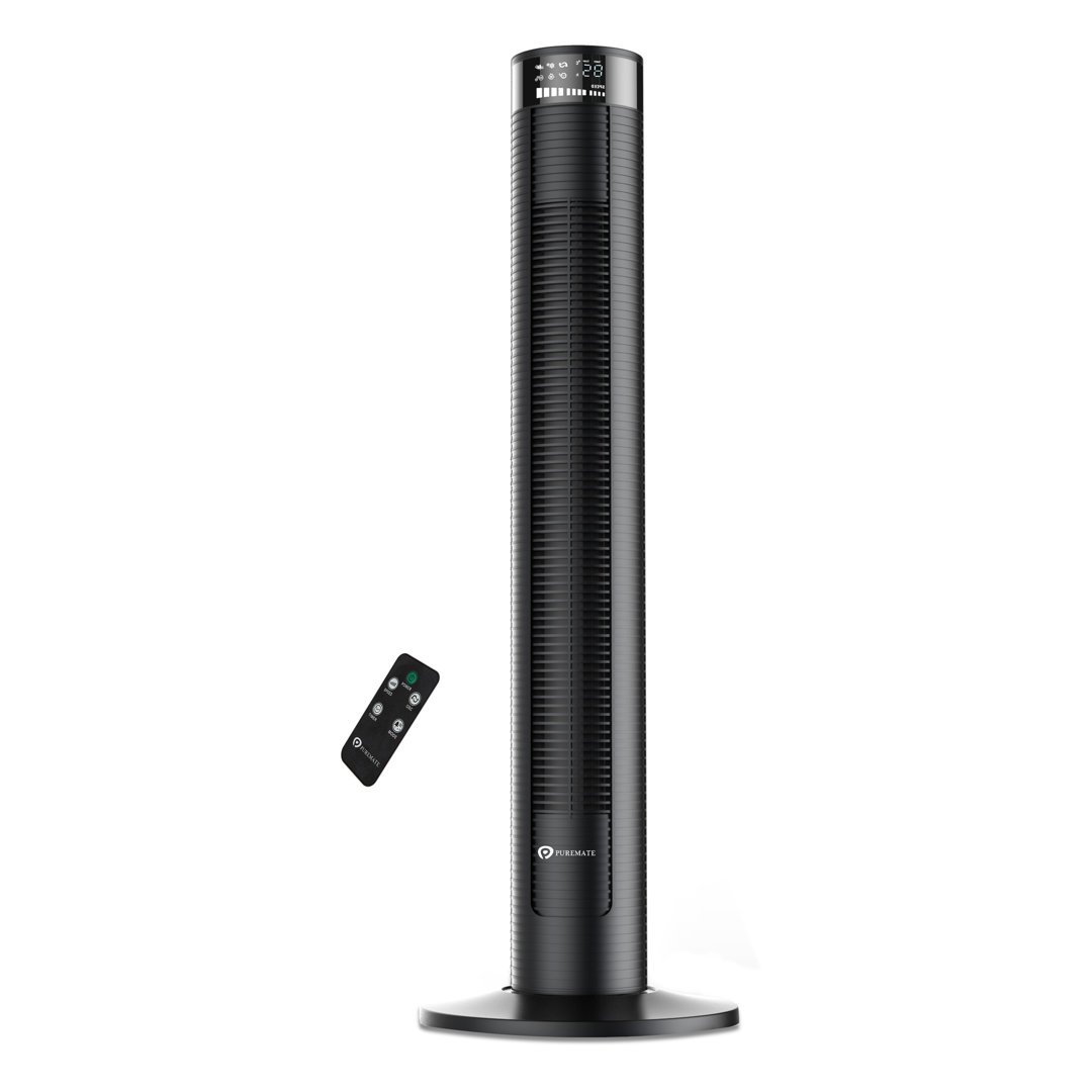 PureMate Oscillating Tower Fan with Timer, Sleep Mode and Remote Control