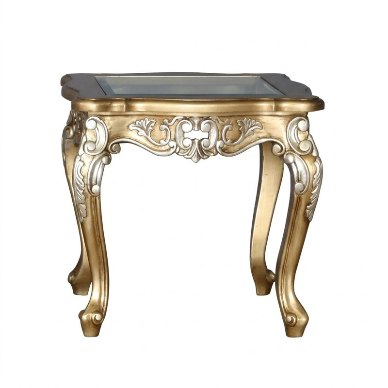 Mifflinville Glass Top End Table