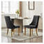 Ensemble de 2 chaises de salle à manger Chenille