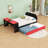 Full Wood Daybed with Twin Trundle, Desk and USB Port-753389638