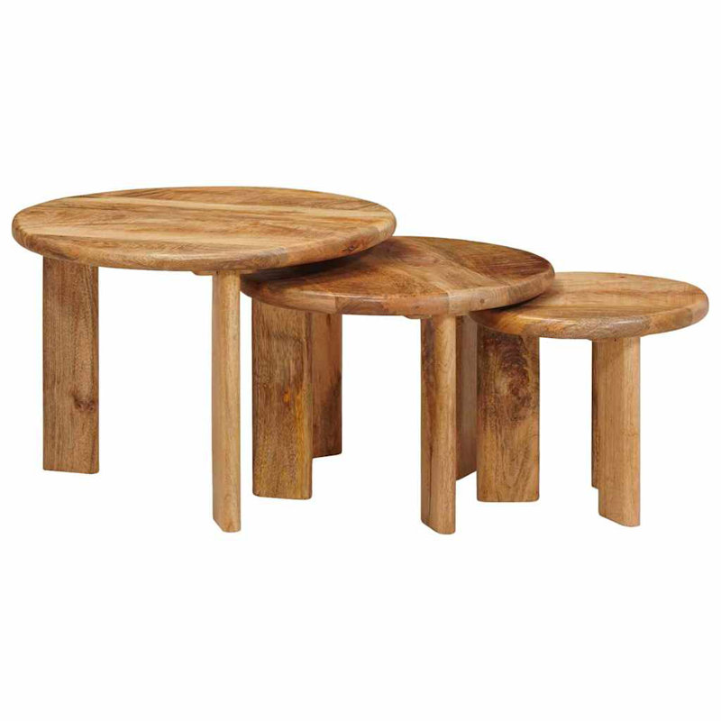 Solid Wood Coffee Table, Brown