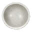 Bol rond en marbre ciselé moderne pour la décoration de la cuisine - Pièce maîtresse décorative contemporaine pour la décoration intérieure - 18 cm