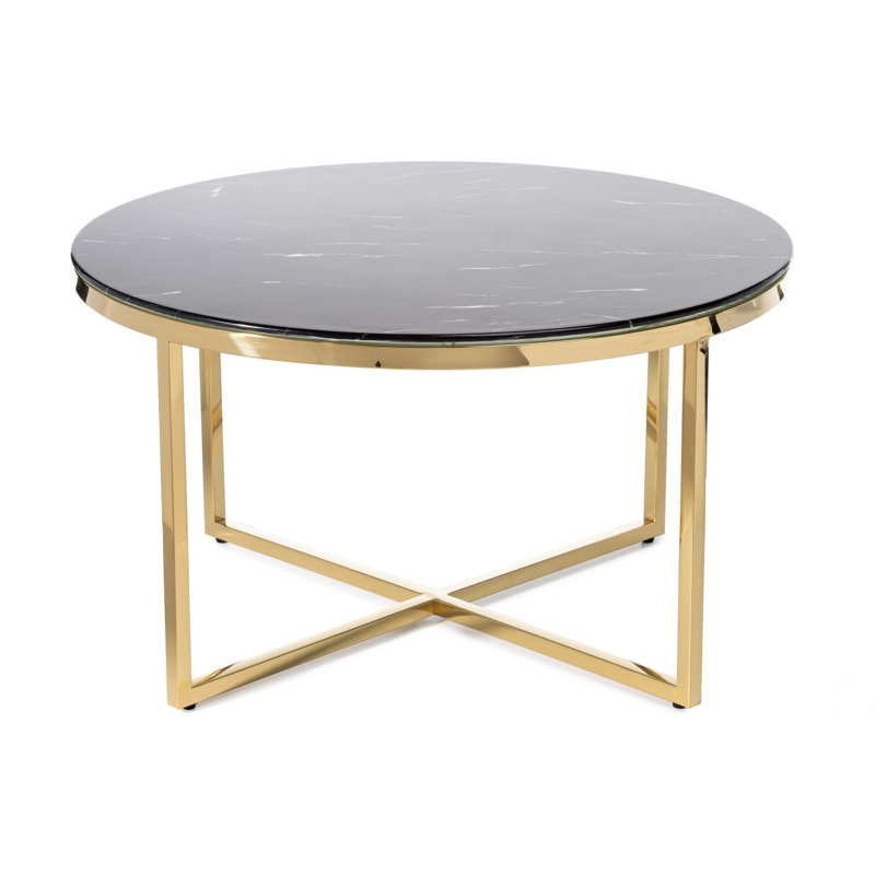 Ewers Cross Legs Coffee Table, 45cm H x 80cm W x 80cm D