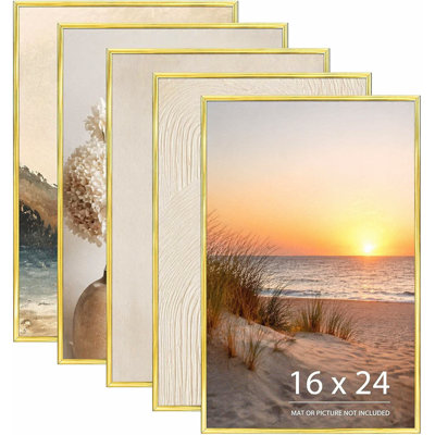 Poster Frame Set, Gold Gallery Wall Frames 