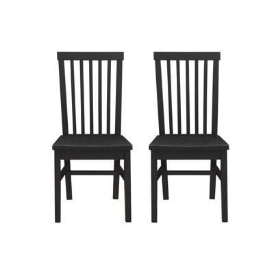 Percival Solid Wood Slat Back Side Chair by Red Barrel Studio