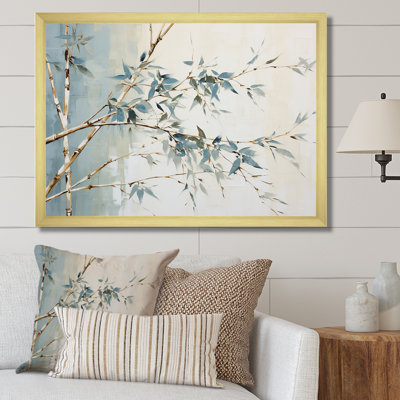 «Green Zen Moment», art sur toile de bambou