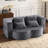 Chenille Futon Sofa Couch-1290841178