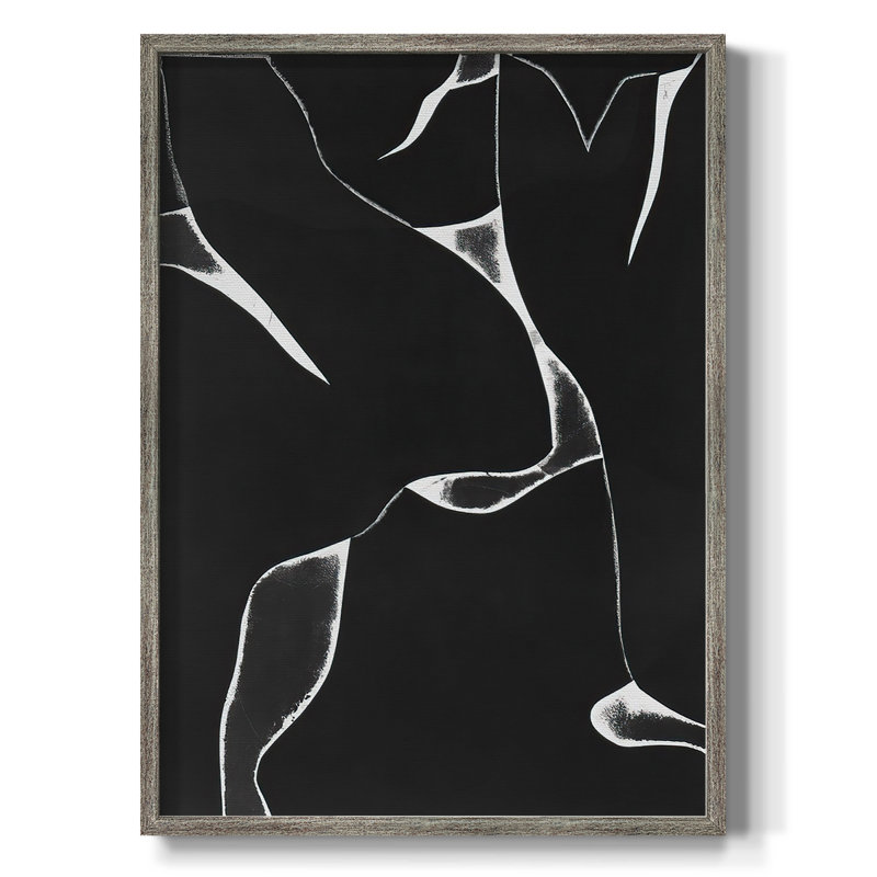 «Night Bloom II», reproduction encadrée - bois massif, H 21 po x l 17 po
