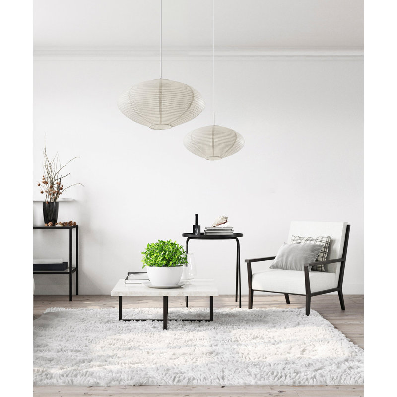 Luminaire suspendu géométrique simple à 1 lumière