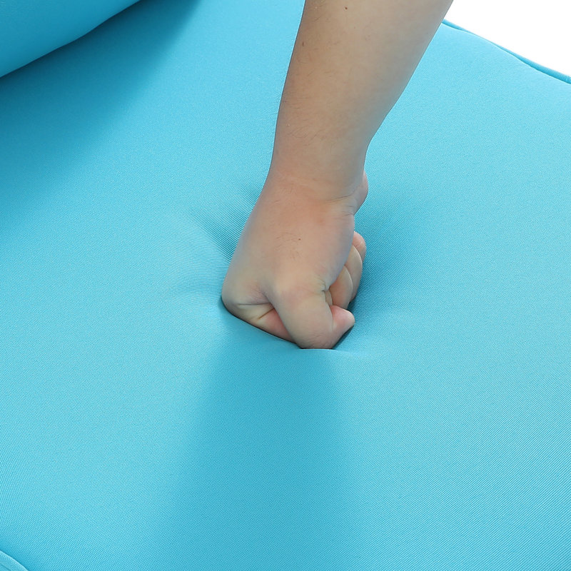 Jakailyn Outdoor Seat/Back Cushion Set, Light Blue