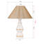 Lampe de table en métal Adrain