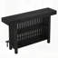 Modern Black Home Bar Unit – 2-Tier Mini Bar Table with Footrest, Tall Pub Table for Kitchen, Bistro, Dining Room, Living Room – Industrial Coffee Bar Cabinet