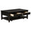 Sutter Distressed Java 2-drawer Rectangular Coffee Table