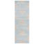 Tapis turquoise / jaune en laine / viscose touffeté à la main Steve-60373701