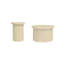 Ensemble de 2 tables basses, tables basses rondes, tables d'appoint modernes pour salon, appartement-122487273