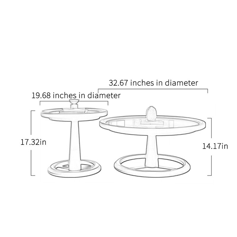 Combinaison de table basse Design