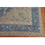 Tapis traditionnel floral fait à la main bleu 9 x 12