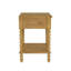 Charmante table de chevet traditionnelle avec de multiples fonctionnalités pour votre chambre à coucher
