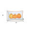 Coussin lombaire orange à triple citrouille