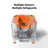 Furoomate Open Self Cleaning Cat Litter Box, Smart Automatic Litter Box Safety Protection, Smart Robot Litter Box