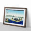 Sunset Across the Ryogoku Katsushika Hokusai - Picture Frame Painting Print-55613845-55613846