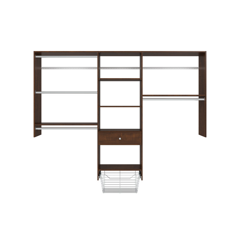 Grid Closet System (Can Be Cut To Fit), Truffle