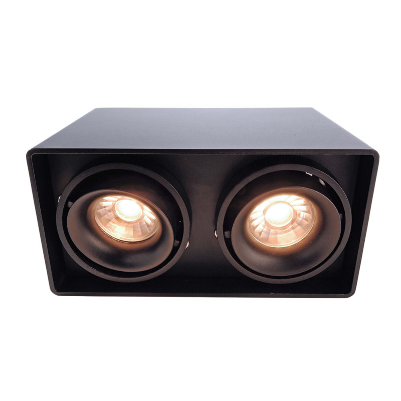 Mona LED Flush Mount, Black