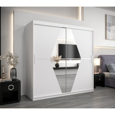 Aleksanteri 2 Door Manufactured Wood Wardrobe