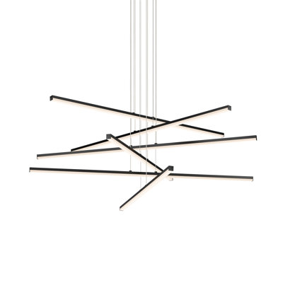 Stix 6 - Light LED Chandelier