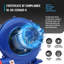 Souffleur d'air de qualité commerciale EJAEE 480W