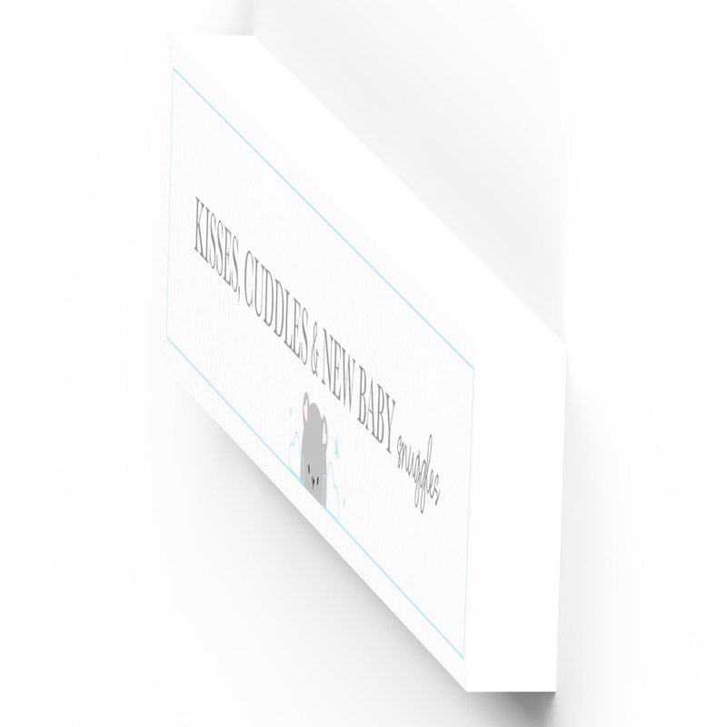 Fernanda Text & Numbers Letter Block, White/Blue