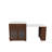 80-inch Expandable Kitchen Island with Dining Table, Marble-Grain Countertop with Power Outlet, Mobile Storage Cart with Cabinet & 2 Drawers, Walnut Finish Kitchen Prep Table
