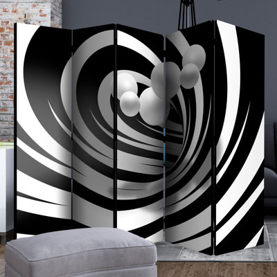Biloxi 225cm W x 172cm H 5 - Panel Folding Room Divider