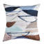 Coussin décoratif Wyatt Abstract Horizon Mark - sable, bleu denim et blanc doux - 24 po x 24 po-122747296