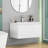 32-Inch Wall-Mounted Bathroom Vanity with Soft-Close-1108557707