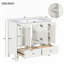 Meuble-lavabo simple 36 po avec plateau en résine Ricardas