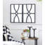 Miroir mural rectangulaire en bois avec cadre noir antique pour le salon-1459142205