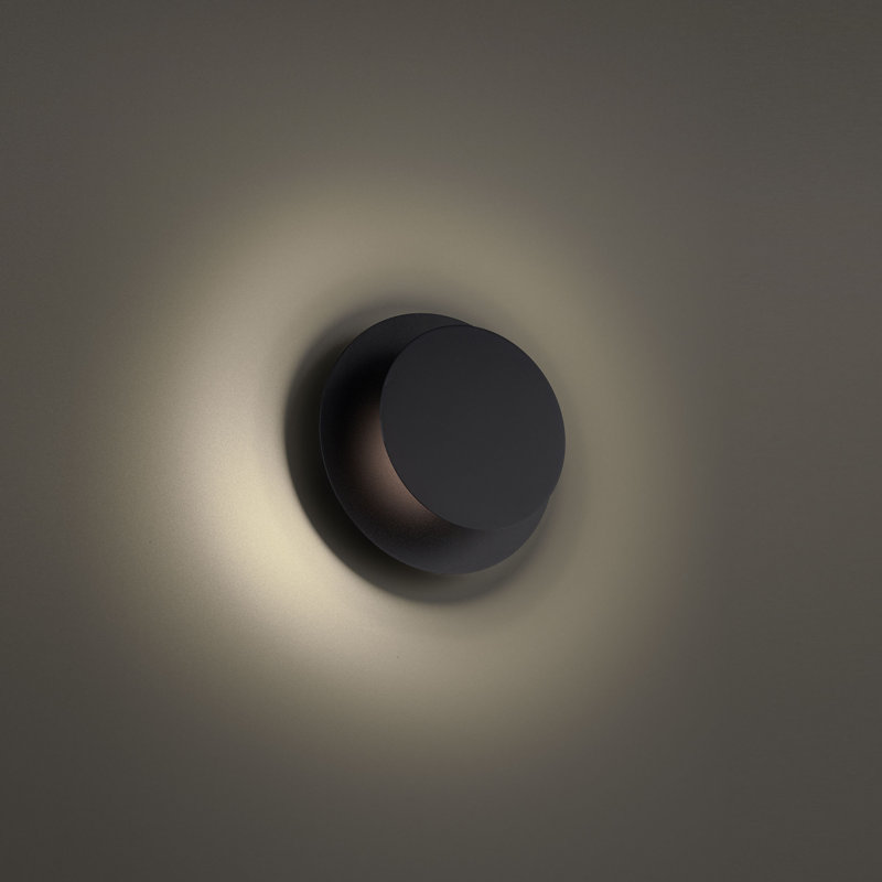 Moonglow LED Wall Sconce, Black, 2700