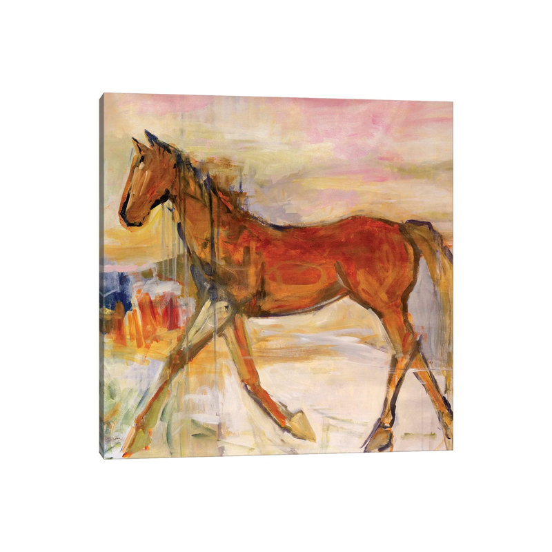 On The Go by Julian Spencer - Wrapped Canvas Painting, 30.48 cm H x 30.48 cm W