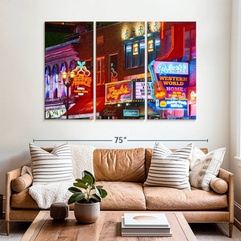 Sirci Nashville Neon Nights, H 42 po x l 65 po