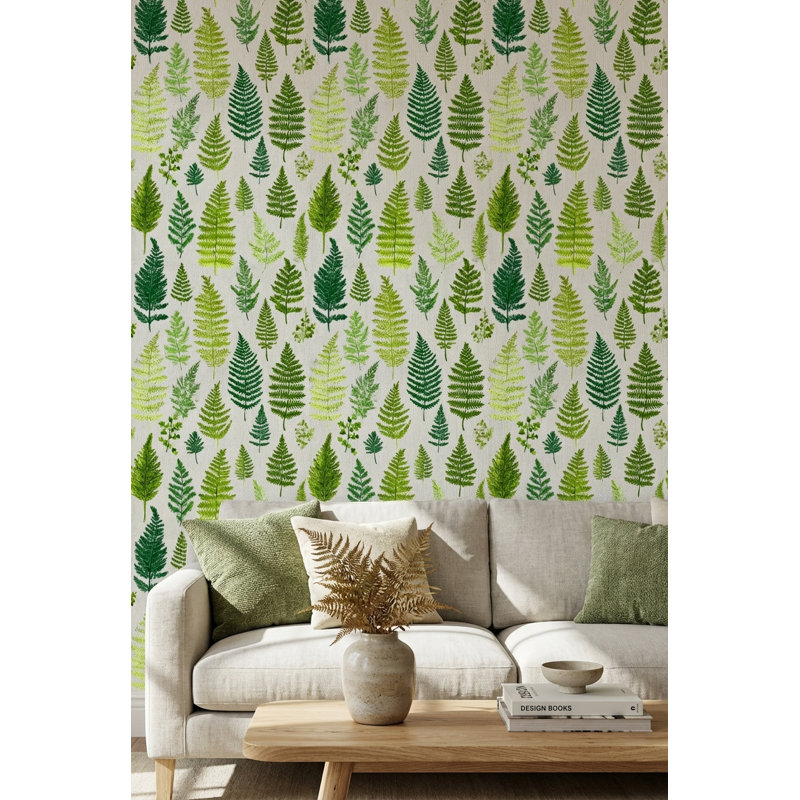 Murale naturelle feuille Shades Of Green