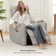 Swivel and Rocker Power Recliner Chair with USB Port Soft Breathable Leather