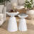 Caneisha Round Iron Outdoor Side Table , 15 " W 15 " D-70303706