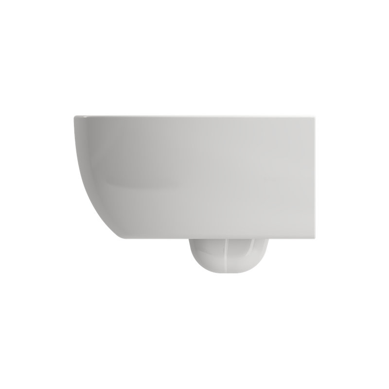 Cuvette de toilette allongée murale Milano, Biscuit