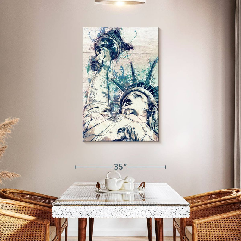 Aime Liberty NYC, 45" H x 30" W