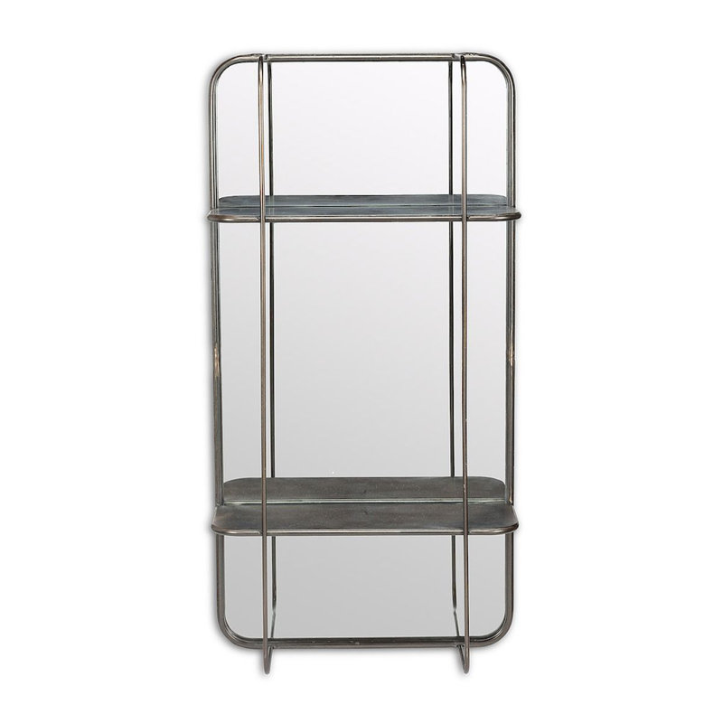 Miroir d'appoint avec tablettes